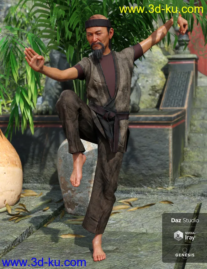 dForce Showdown Outfit Textures模型的图片2