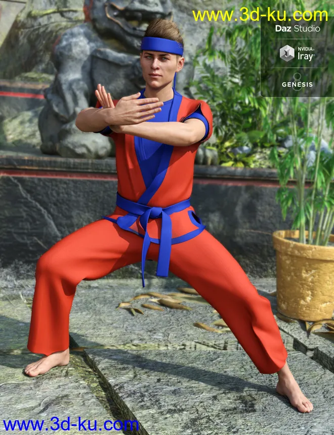 dForce Showdown Outfit Textures模型的图片3