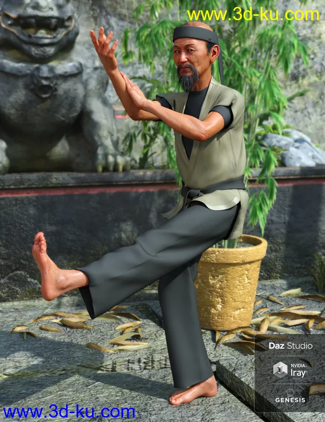 dForce Showdown Outfit Textures模型的图片4