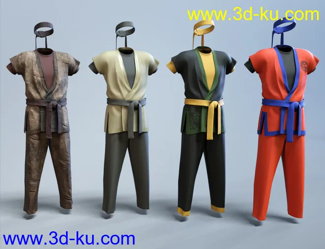 dForce Showdown Outfit Textures模型的图片6