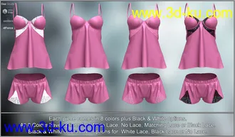 3D打印模型dForce Silky Nights for Genesis 8 Female(s)的图片