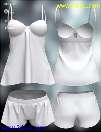 3D打印模型dForce Silky Nights for Genesis 8 Female(s)的图片