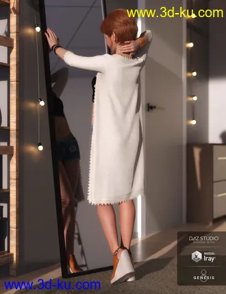 3D打印模型dForce Sunny Days Outfit for Genesis 8 Female(s)的图片