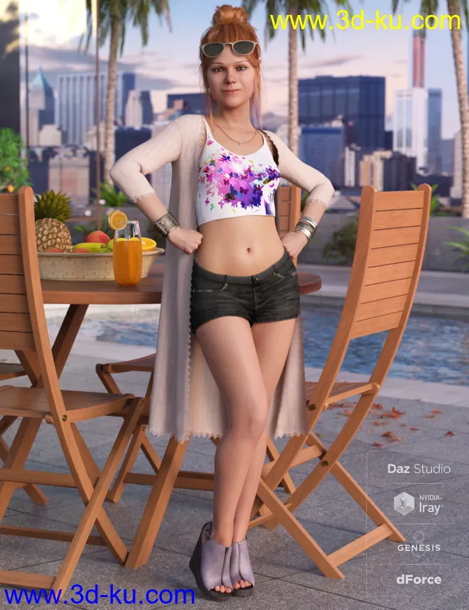 dForce Sunny Days Textures模型的图片2