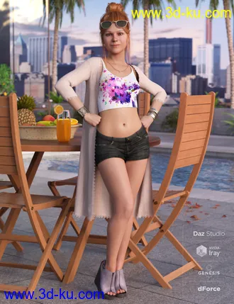 3D打印模型dForce Sunny Days Textures的图片