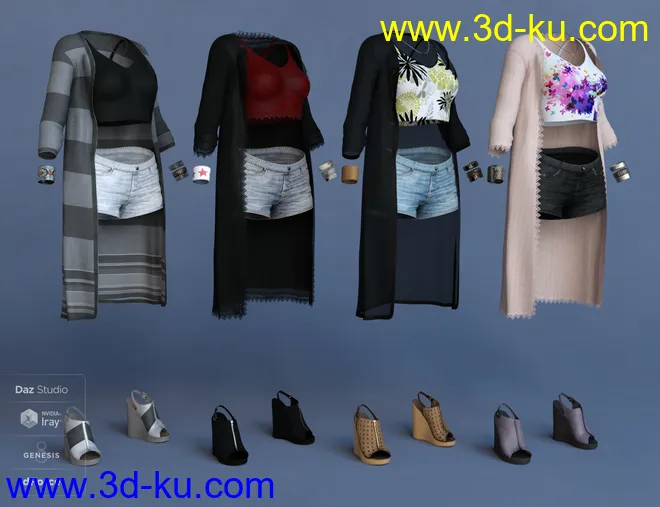 dForce Sunny Days Textures模型的图片6