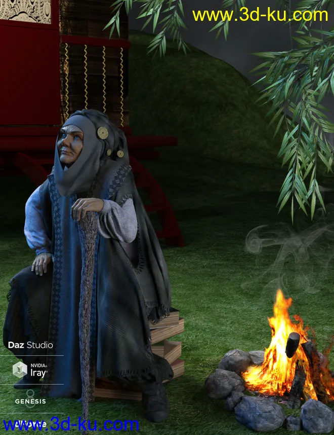 dForce The Storyteller Outfit模型的图片1