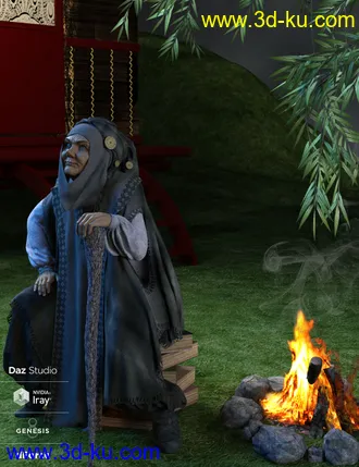 3D打印模型dForce The Storyteller Outfit的图片