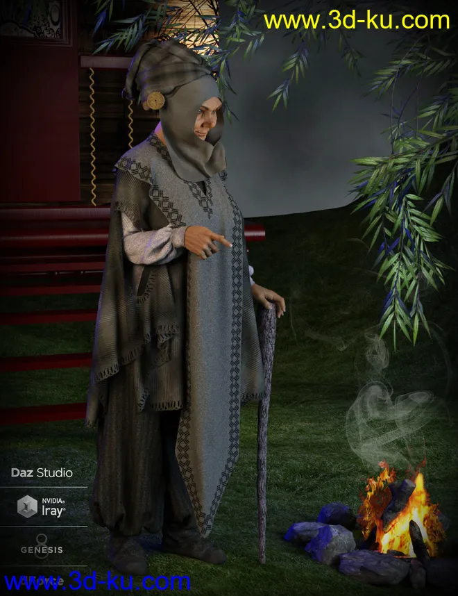 dForce The Storyteller Outfit模型的图片2