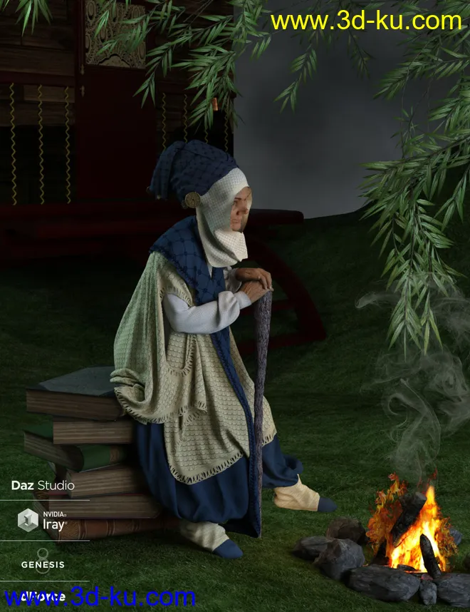 dForce The Storyteller Outfit模型的图片4