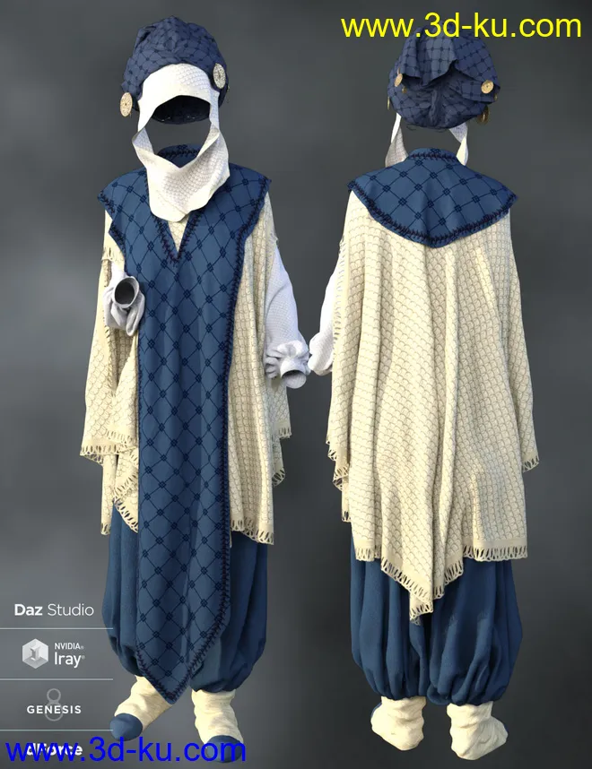 dForce The Storyteller Outfit模型的图片5