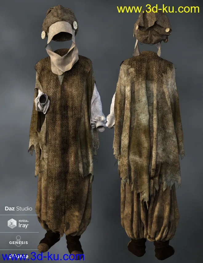 dForce The Storyteller Outfit模型的图片6