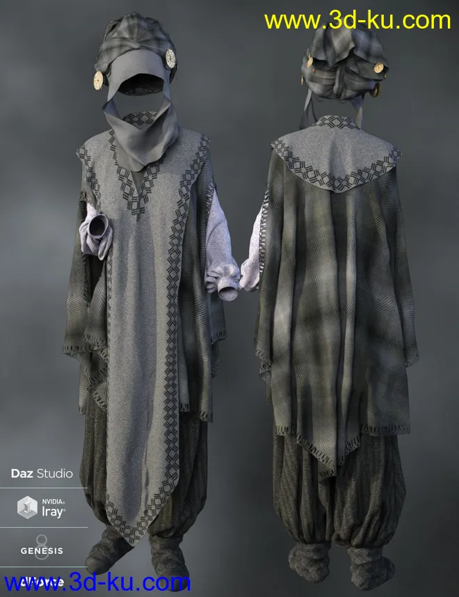 dForce The Storyteller Outfit模型的图片7