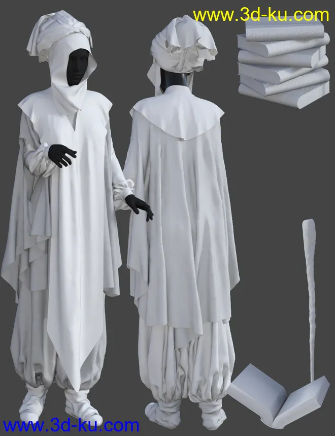 dForce The Storyteller Outfit模型的图片8