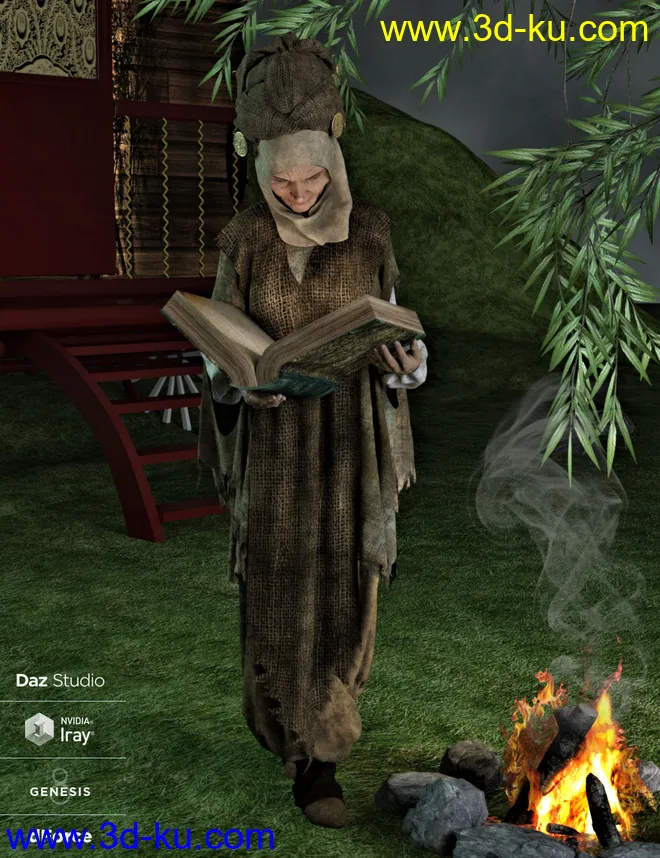 dForce The Storyteller Outfit模型的图片12