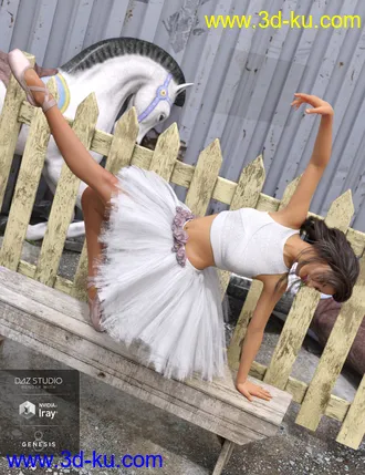 3D打印模型dForce Urban Ballerina Textures的图片
