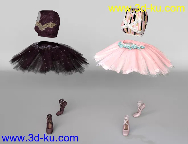 dForce Urban Ballerina Textures模型的图片6