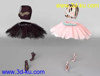 3D打印模型dForce Urban Ballerina Textures的图片