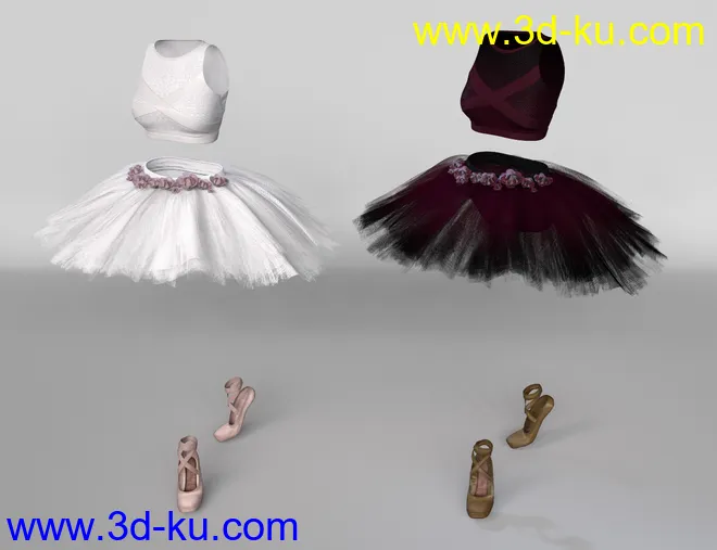 dForce Urban Ballerina Textures模型的图片8