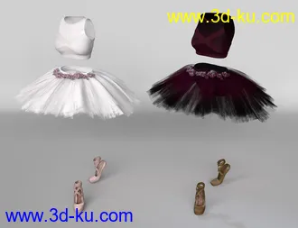 3D打印模型dForce Urban Ballerina Textures的图片