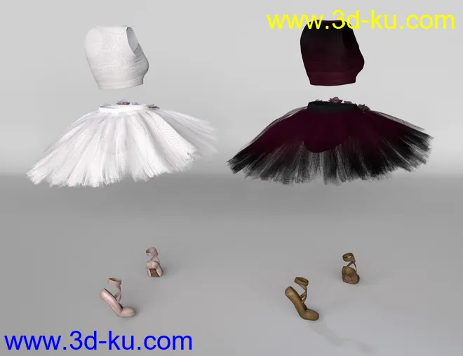 dForce Urban Ballerina Textures模型的图片9