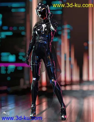 3D打印模型dForce Void Suit-X Outfit Iray Texture Set的图片