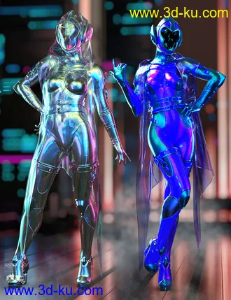 3D打印模型dForce Void Suit-X Outfit Iray Texture Set的图片