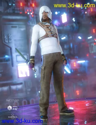 3D打印模型dForce Wanderer Outfit Textures的图片