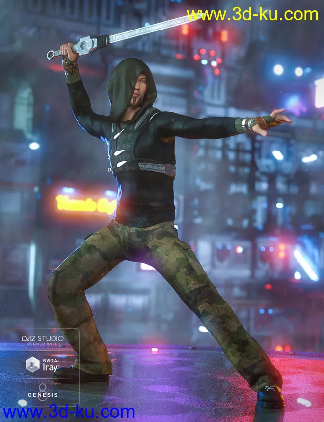 dForce Wanderer Outfit Textures模型的图片3