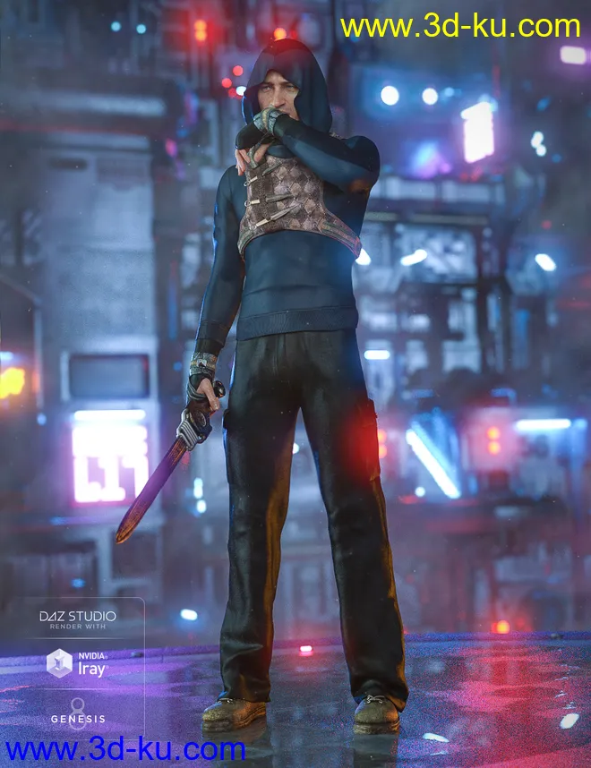dForce Wanderer Outfit Textures模型的图片5