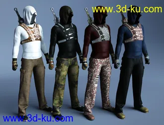 3D打印模型dForce Wanderer Outfit Textures的图片