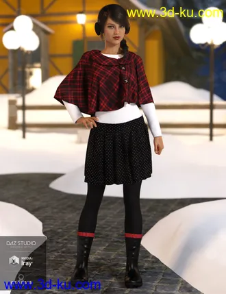 3D打印模型dForce Wonderland Outfit for Genesis 8 Female(s)的图片