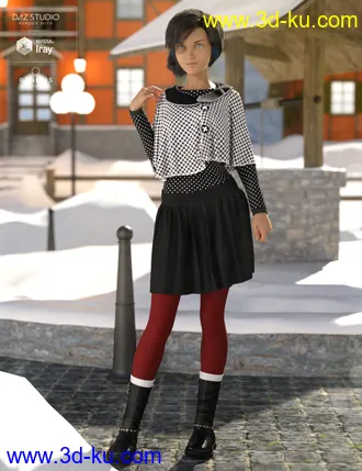 3D打印模型dForce Wonderland Outfit Textures的图片