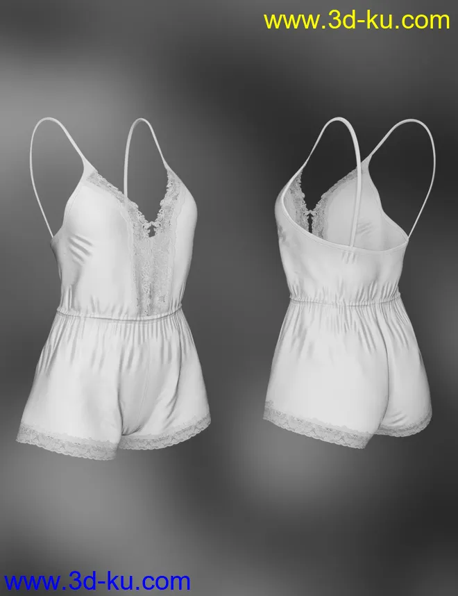 dForce X-Fashion Dreamer Bodysuit for Genesis 8 Female(s)模型的图片6