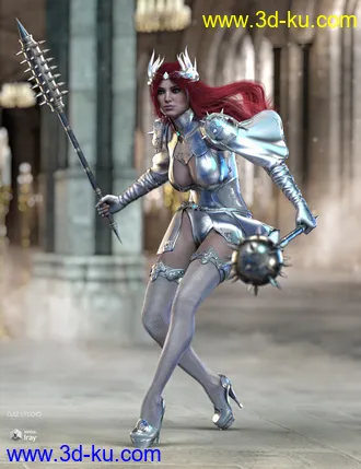 3D打印模型dForce X-Fighter Outfit and Weapons for Genesis 8 Female(s)的图片