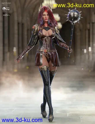 3D打印模型dForce X-Fighter Outfit Iray Textures的图片