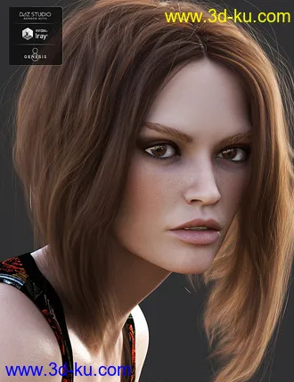 3D打印模型Diem HD for Genesis 8 Female的图片