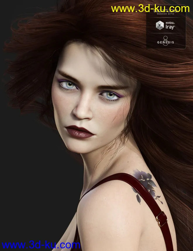 Diem HD for Genesis 8 Female模型的图片3