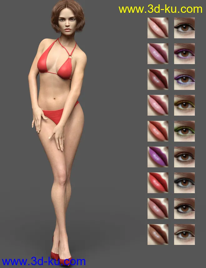Diem HD for Genesis 8 Female模型的图片5