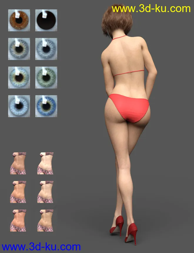 Diem HD for Genesis 8 Female模型的图片6