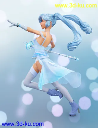 3D打印模型Diva Remix - Toons for Tika 8的图片