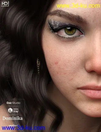 3D打印模型Dominika HD And Bodice Angelic For Genesis 8 Female的图片