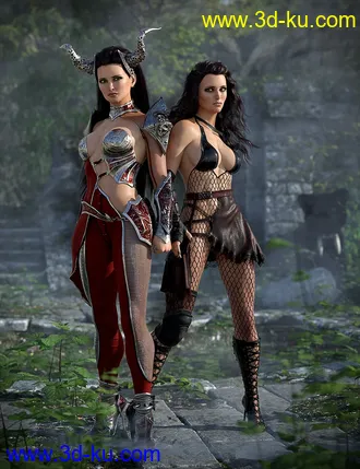 3D打印模型Domino HD for Genesis 3 & 8 Female的图片