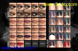 3D打印模型Domino HD for Genesis 3 & 8 Female的图片