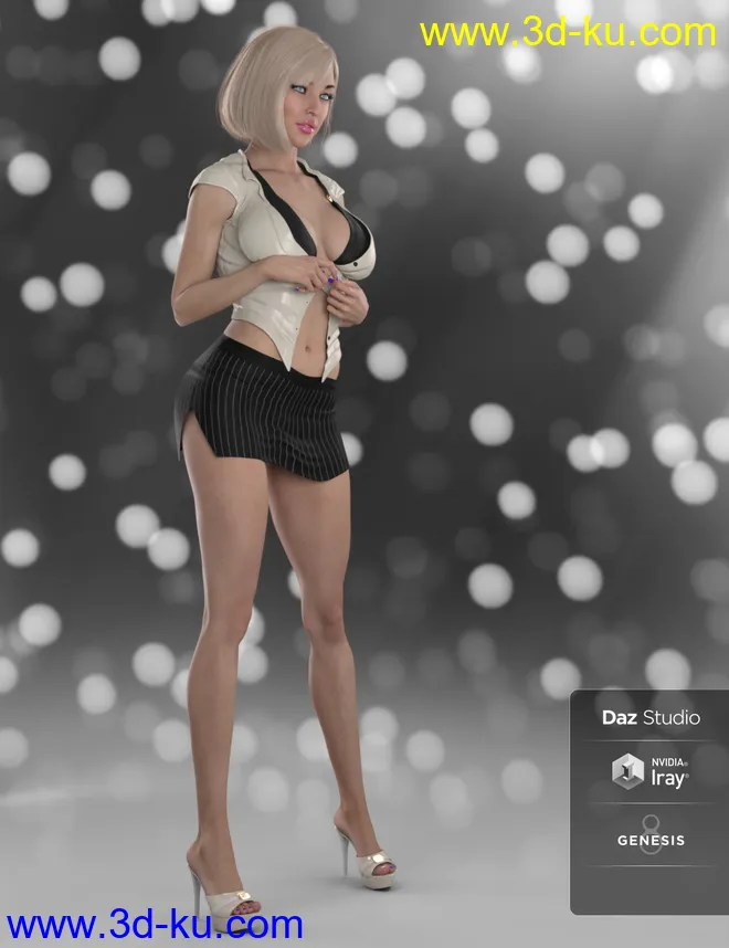 DT- Felicia for Genesis 8 Female模型的图片2
