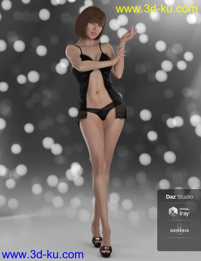 DT- Felicia for Genesis 8 Female模型的图片7