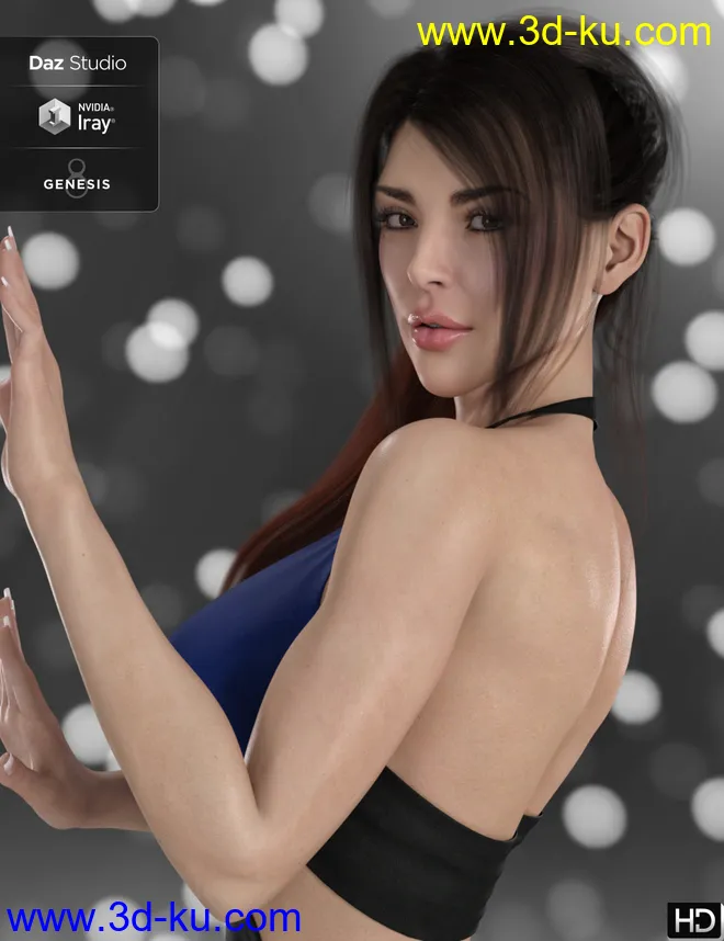 DT- Joana for Genesis 8 Female模型的图片1