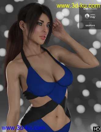 3D打印模型DT- Joana for Genesis 8 Female的图片
