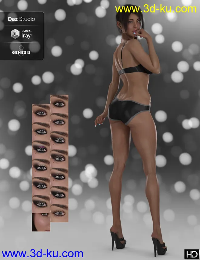 DT- Joana for Genesis 8 Female模型的图片7
