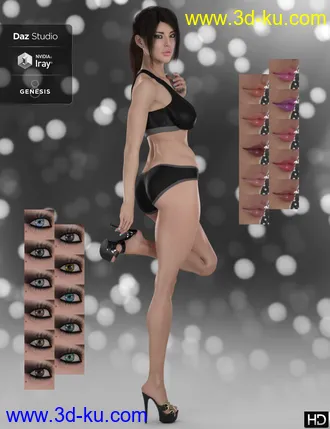 3D打印模型DT- Joana for Genesis 8 Female的图片